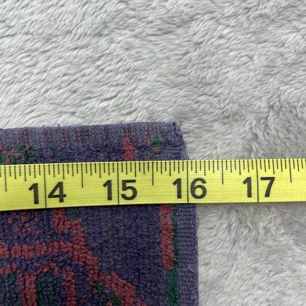 VTG Ralph Lauren Southwest Bathroom Hand Towel Purple Pink Green 100% Cotton USA